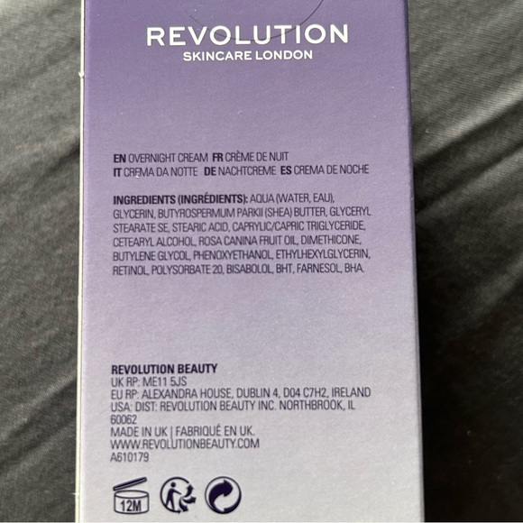 Revolution Skincare London, Retinol overnight moisture cream - Picture 2 of 5